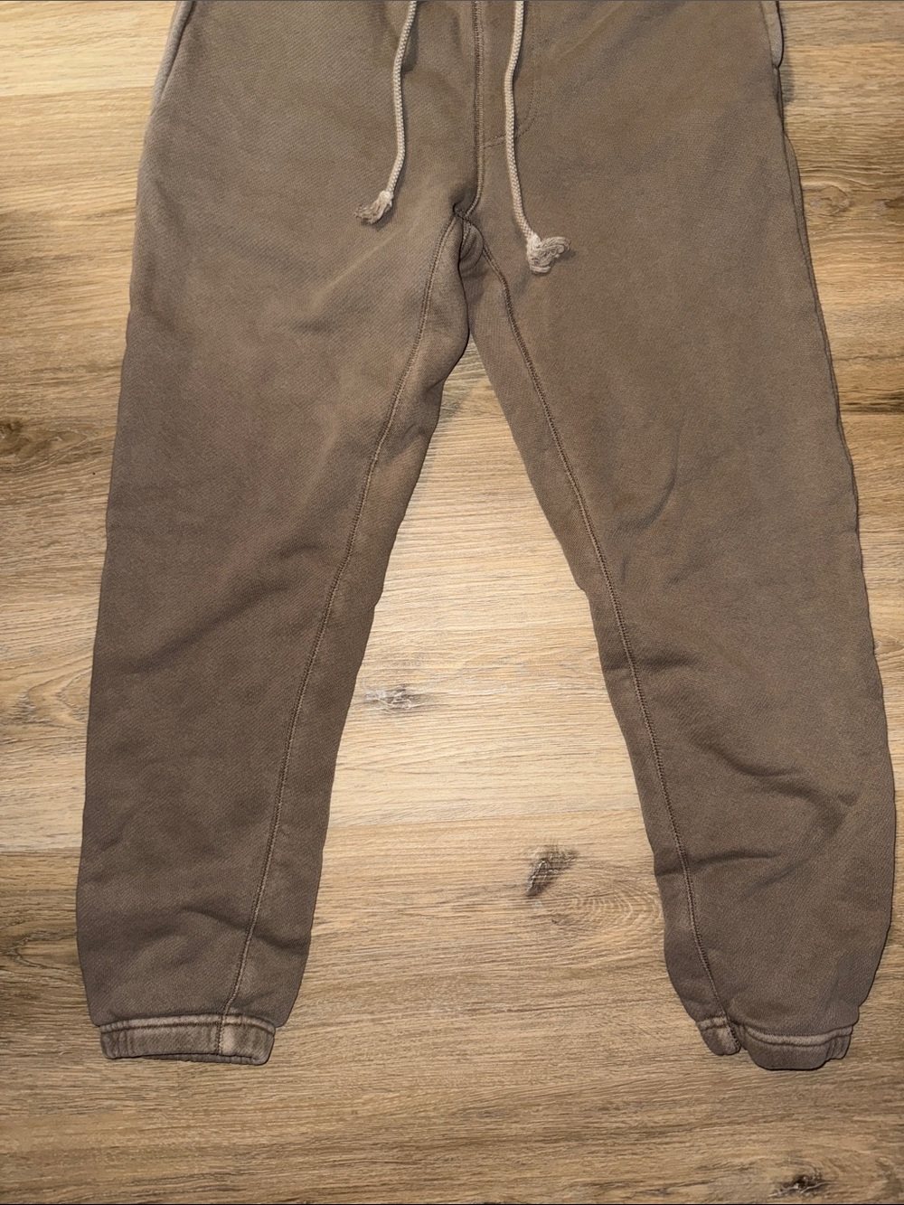 Elwood Unisex Brown Drawstring Joggers - Picture 3 of 4
